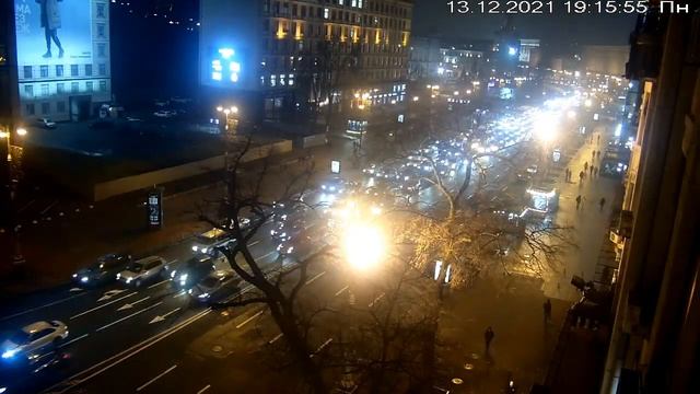 Веб-камера Киев Европейская площадь + Майдан 2021 12 14