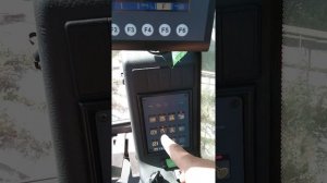 обзор кабины нового перегружателя.TEREX.FUCHS