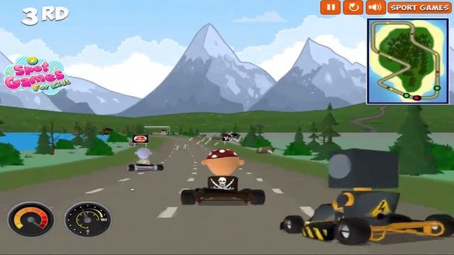 Karting Super Go video Gameplay | Spot games for Kids смотреть онлайн