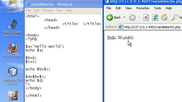 PHP Variable and Operations Tutorial смотреть онлайн