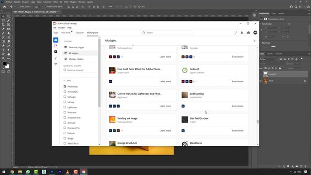 Guía Total Photoshop CC 2018 [U01_110] Plugins, instalación y administración смотреть онлайн