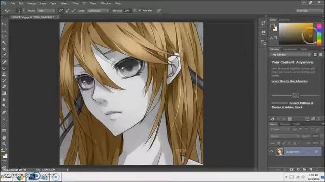 Coloring with photoshop смотреть онлайн