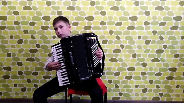 Иванов Данил, аккордеон, 10 лет. Россия, г. Ижевск. И. Кларк. Жига смотреть онлайн