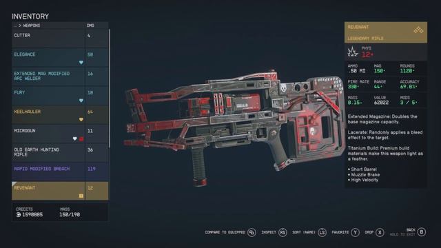 Starfield: Revenant Legendary Rifle Is INSANE! How To Get One Of The BEST Weapons In The Game! смотреть онлайн