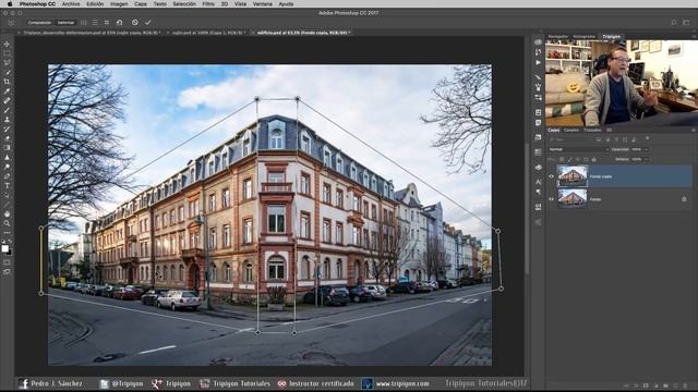 Cómo corregir perspectivas en Photoshop смотреть онлайн