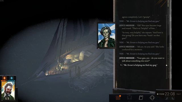 Mr. Evrart is helping me find my gun. смотреть онлайн