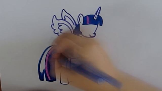 how to draw pony (как нарисовать пони)!CHILD DRAW смотреть онлайн