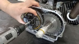 Как установить понижающий редуктор на двигатель Lifan