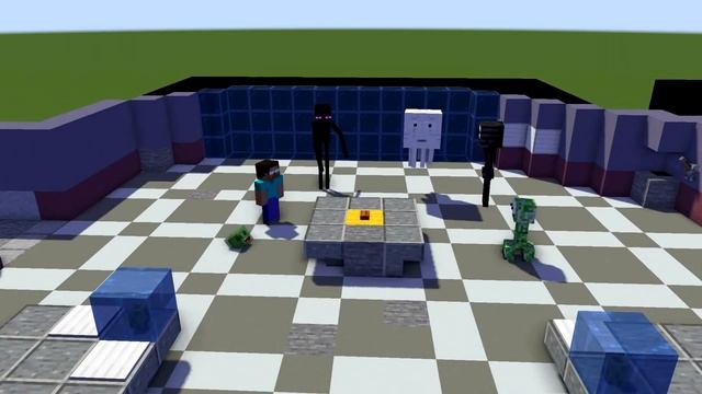 MONSTER SCHOOL : AMONG US GHAST AND SLIME BECOME IMPOSTOR - MINECRAFT ANIMATION