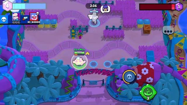 Brawl Stars Walkthrough Gameplay Season 8 GEM GRAB (Deathcap Trap) - Surge Brawler ( POWER 10 ) смотреть онлайн