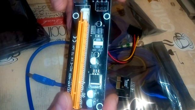 TISHRIC PCIE PCI-E PCI Express 1X к 16X Extender Riser Card USB3.0 S