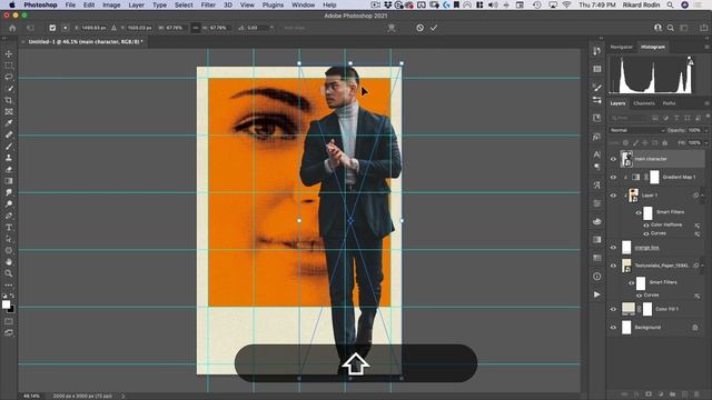 How to Create a Halftone Effect in Photoshop смотреть онлайн