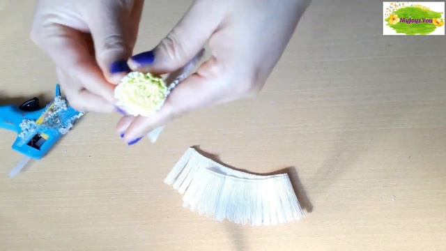 Easy Crepe Paper Flowers | How To Make Gerbera Daisy смотреть онлайн