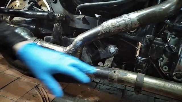 Термолента с Али Экспресс на мотоцикл Suzuki Intruder 1500.