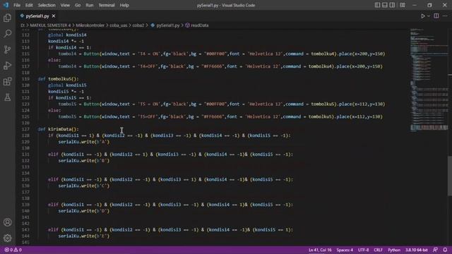 Tugas UAS Komunikasi Serial (Python-Arduino) -MotorDC смотреть онлайн