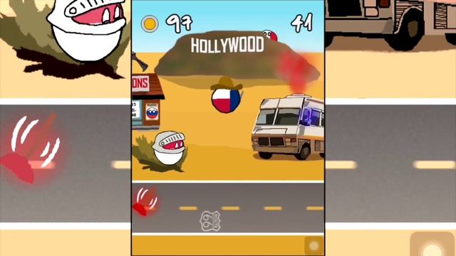 COUNTRYBALLS HIGH SCORE! 120 Record?!! - The Polandball Game | IOS Gameplay (Android, IPhone, IPad)