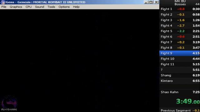 Mortal Kombat II Unlimited (Bosses) WR 7:19 смотреть онлайн