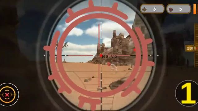 Sniper Animal shooting 3D:Wild animal hunting Game #2 - Android Gameplay | Best Animal Shooting Gam смотреть онлайн