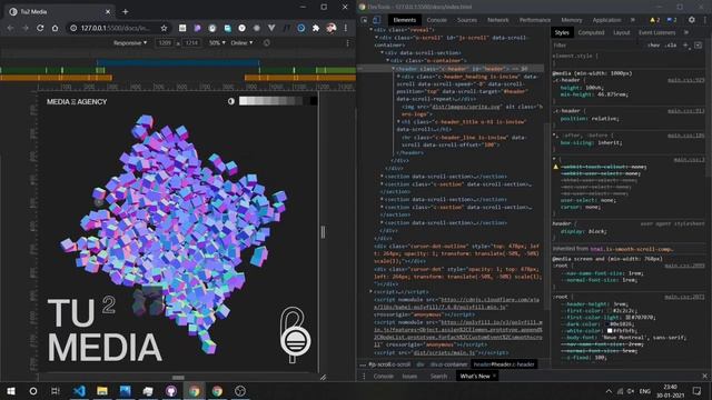 Modern Website Without Framework | Webpack + Three.js + Locomotive Scroll смотреть онлайн