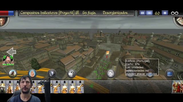 Medieval 2 Total War Android Gameplay Campaña Moros Yihad y Asedio contra Lisboa - Portugal смотреть онлайн