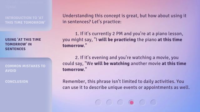 The Future is Now: Mastering 'at this time tomorrow' in Future Continuous Tense смотреть онлайн