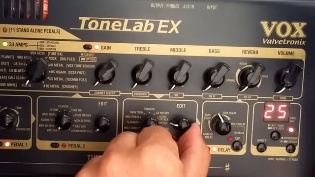 VOX Tonelab EX FREEZE Simulation GILMOUR style Free Settings смотреть онлайн