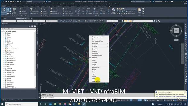 CIVIL 3D - Cách khắc phục lỗi khi thiết kế tuyến смотреть онлайн