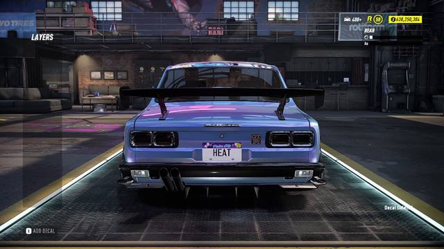 GTR Skyline 2000 Anime JDM Vinyl Visual Customization L NEED FOR SPEED HEAT L