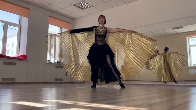 Lesson 2. КРЫЛЬЯ ISIS WINGS BELLYDANCE смотреть онлайн