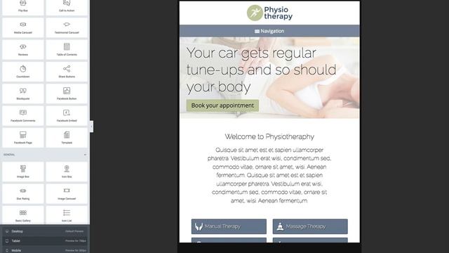 The Physiotherapy WordPress Theme - a complete website template for physical therapists смотреть онлайн