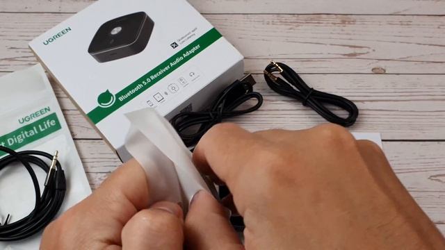 Bluetooth ресивер Ugreen с поддержкой AptX LL для автомобиля и домашней аудиосистемы