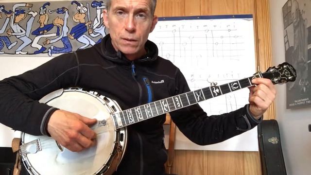 Frère Jacques for Beginner 5 string banjo смотреть онлайн
