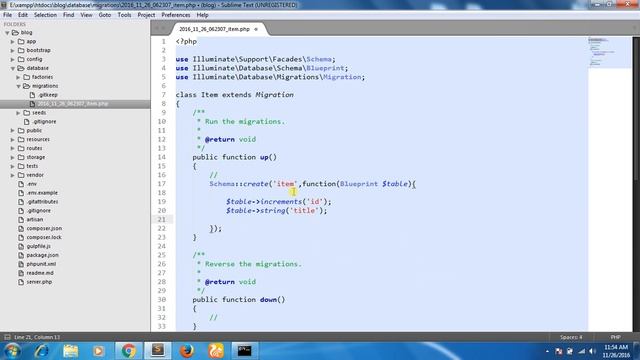 Laravel Tutorials, migration with laravel and mysql смотреть онлайн