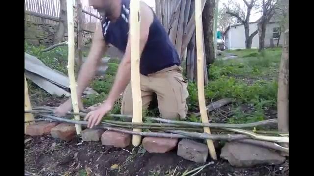 Плетень своими руками