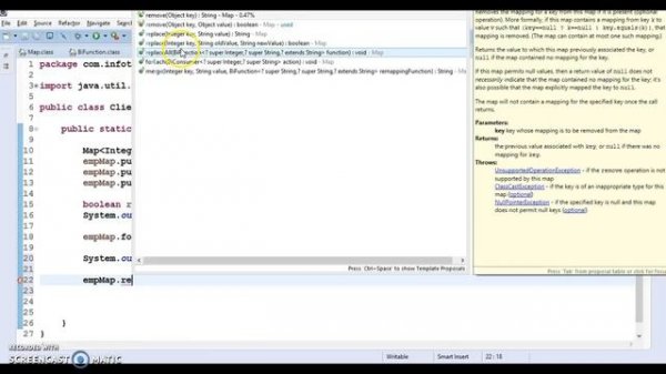 Java 8-Map Default Methods(remove and replace)
