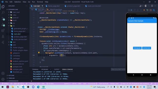 Flutter - Deep Linking with Firebase | Dynamic Link | смотреть онлайн
