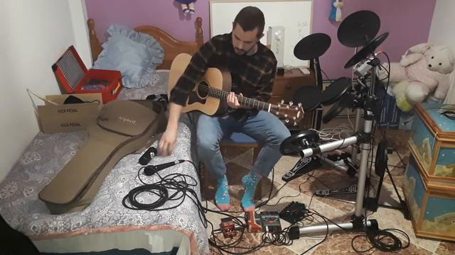 KALEO - Way down we go - Guitar loop cover смотреть онлайн
