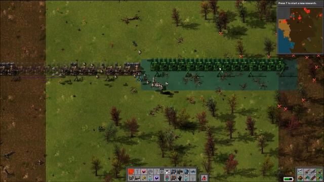 Factorio #140 - Building the North Wall смотреть онлайн