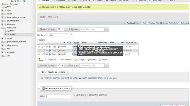 Retrieving Data From Database,Learn PHP MySQL From Beginner To Advanced,#Learn Your Self XP# смотреть онлайн