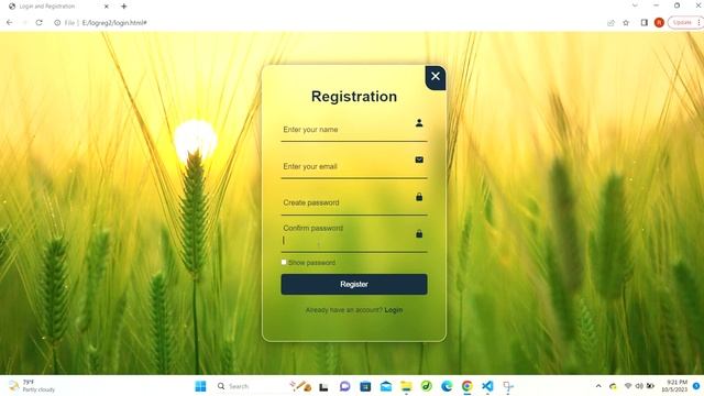 Login and Registration page using HTML, CSS and JavaScript смотреть онлайн