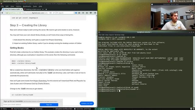 Fully Functional Calibre Network Server on Debian / OpenMediaVault смотреть онлайн