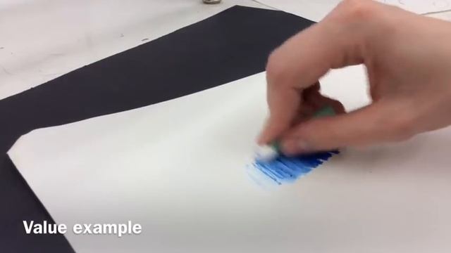 Monochromatic value drawing in oil pastel demo смотреть онлайн