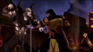 Scorpion Vs Quan Chi Fight scene From (Mortal.Kombat.Legends.Scorpions.Revenge.2020)