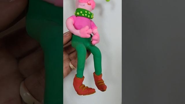 Зайчик. Воздушный пластилин #воздушныйпластилин смотреть онлайн