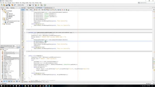 How to delete data from mysql database in netbeans PART [1.5] смотреть онлайн