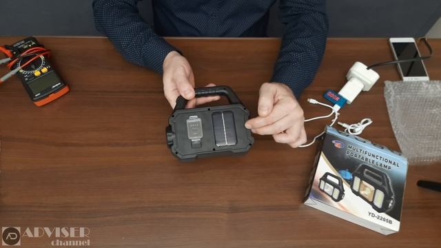 Крутой светодиодный фонарь на акумуляторе со светодиодной индикацией заряда, с функцией повербанка смотреть онлайн
