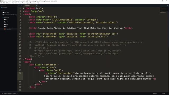 Enable ColorPicker in Sublime Text That Make You Easy for Coding смотреть онлайн