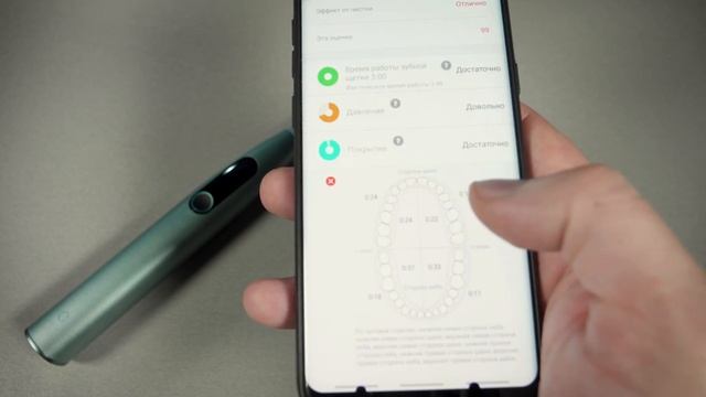 С экраном и выставлением оценок! Электрическая зубная щетка Oclean X Pro смотреть онлайн