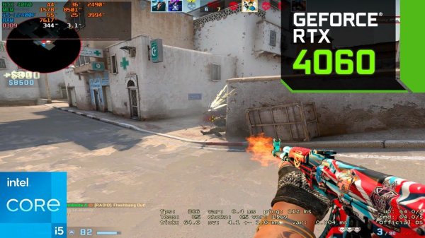 CS:GO : RTX 4060 + i5-12400F