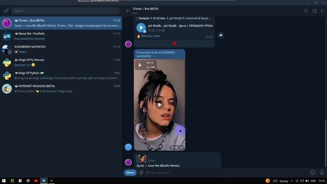 Pythonda Shazam bot ochish | Python Dasturlash tilida Shazam bot смотреть онлайн